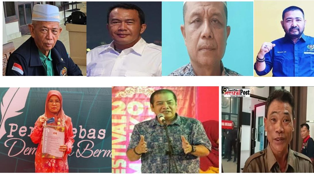 Kandidat Bakal Calon Ketua PWI Sumatera Selatan 2024-2029. foto dirangkum dari google.com